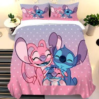 Juego De Sábanas Lilo Y Stitch 3pcs 100% Poliéster Sin Relleno Para Niños Y Niñas Diseño De Stitch Cama De Poliéster - details 4
