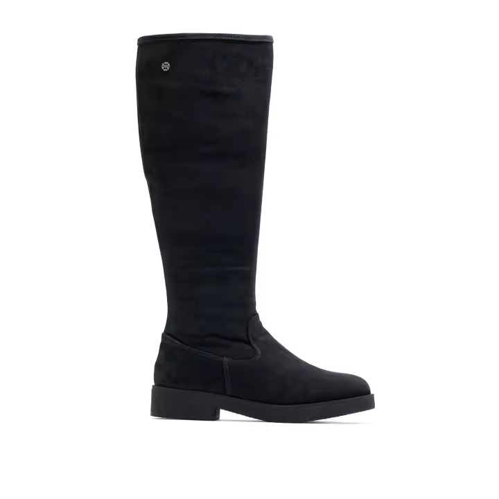 PORRONET BOTAS ALTAS DE PIEL CARBÓN CON CREMALLERA DUNA - 1