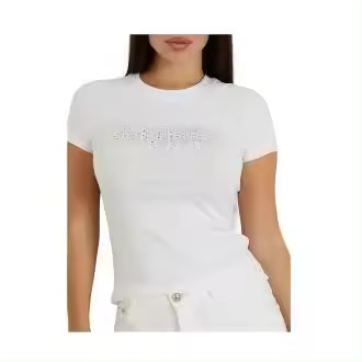 Camiseta Guess Mujer Algodón Cuello Redondo Manga Corta Entallada - 1