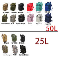 Mochila Táctica De Nylon Impermeable Y Resistente Para Deportes Pesca Caza Camping Senderismo Exterior Unisex 25L/50L - details 1