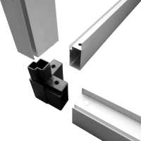 vidaXL Invernadero de aluminio gris antracita 3,46 m² - details 6