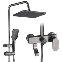 Ducha Termostática Acero Inoxidable - Cabezal Autolimpiante Alta Presión, Aluminio+ABS para Baño Hogar - details 0