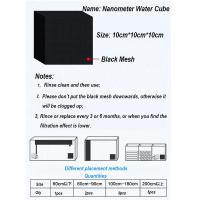 Filtro De Acuario 10cmx10cmx5cm Material De Filtro Nueva Purificación Rápida De Agua Absorción De Impurezas Negro Carbón De Bambú - details 10