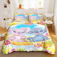 Juego De Sábanas Lilo Y Stitch 3pcs 100% Poliéster Sin Relleno Para Niños Y Niñas Diseño De Stitch Cama De Poliéster - details 37