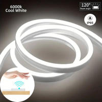 Tira De Lámpara Neón LED Con Sensor De Movimiento Y Interruptor Dimmer Flexible Impermeable Para Decoración Del Hogar Y Exterior Control Remoto - details 7