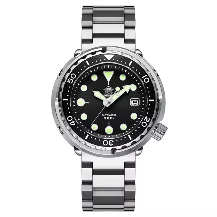 Reloj Mecánico Automático ADDIESDIVE Para Hombre Acero Inoxidable Resistente a Arañazos Y Agua Para Buceo Y Uso Casual - 1