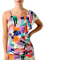 Ruby Dress de Minueto. Vestido con un volante y un fruncido. Vestido Midi. - details 5