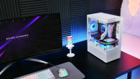 Mars Gaming MC-SE, Caja PC Micro-ATX, Panel Frontal y Lateral de Cristal Sin Marco, Diseño Inferior con Tecnología AirTech Mesh, Minitorre Gaming Doble Cámara, Soporte Refrigeración Líquida, Minitorre PC Negra, Rosa o Blanca - details 0