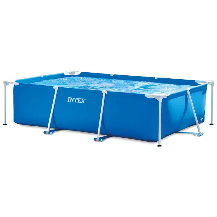 YUMO HOUSE-Intex Piscina desmontable Metal Frame, 260x160x65 cm,2828 litros, Montaje fácil en 30minutos, Estable y Resistente, Azul / Piscina Desmuntable 260x160x65 cm Blau - 1