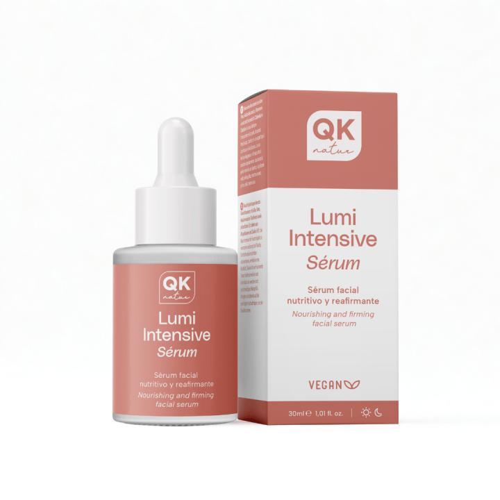 QKnatur Sérum Facial Lumi Intensive 30ml - Nutritivo y Reafirmante - Con ácido hialurónico, Aloe vera, Caléndula y… — oferta en Miravia