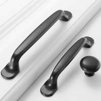 UDS. Tiradores Negros para Puertas de muebles, muebles de Cocina, harrajes para armarios, Pomos y Tiradores para cajas de tocador, accesorios para muebles de baño - details 1