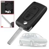 Ociodual Mando Llave 2 Botones Funda Carcasa CE0536 VA2 Key Case para Peugeot 206 207 306 307 308 407 607 806 Citroen C2 C3 C4 C5 C6 Flip - details 4