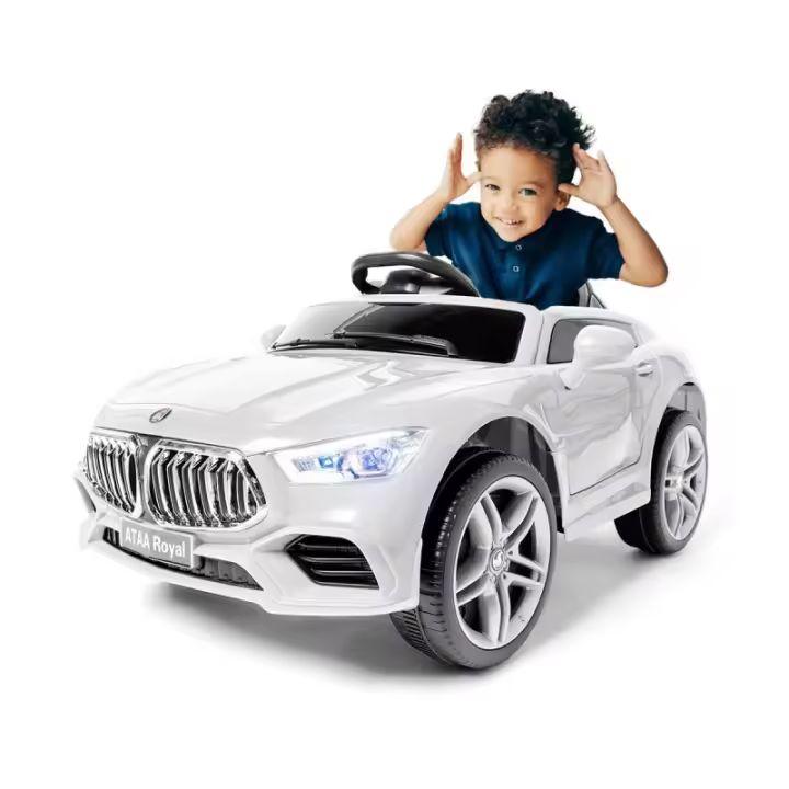 Ataa Cars Royal 12v Coche Eléctrico Infantil con Control Remoto y Luces LED - Diversion Garantizada - 1