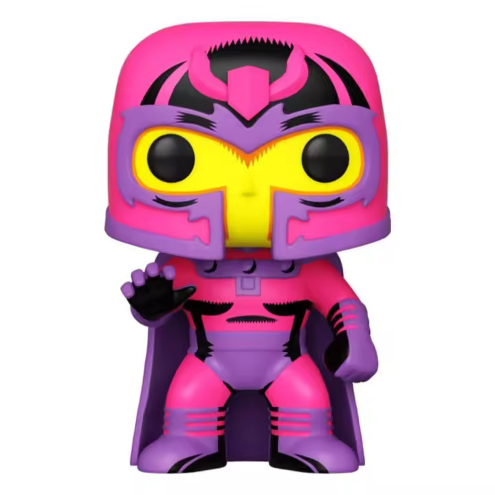 Marvel Figura POP! Vinyl Black Light- Magneto Exclusive 9 cm - 1