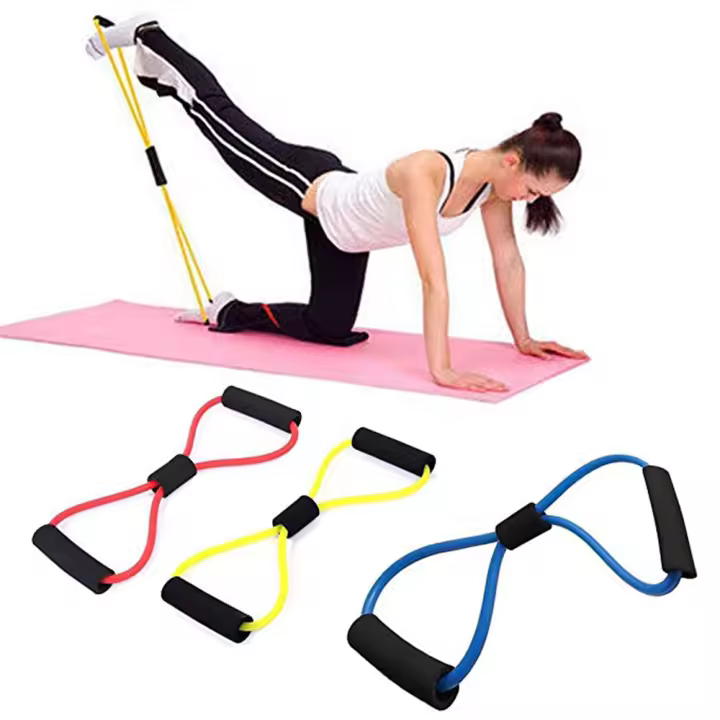 Banda De Resistencia Para Yoga Y Ejercicio Deportivo Expansor De Pecho En Forma De 8 Para Construcción Corporal Equipo De Gimnasio Doméstico Fitness - 1