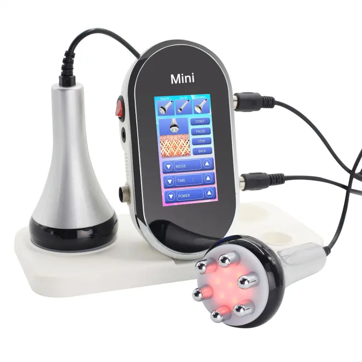 Instrumento de belleza multifunción, instrumento de radiofrecuencia de cavitación ultrasónica multipolar, tres en uno - 1