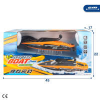 Racing Boat Lancha teledirigida, 31x10x9 cm, Frecuencia 2,4 GHz, 35-40 m alcance, 6 direcciones, Juguetes teledirigidos, Lancha rc, Barco radiocontrol, Juguete para niños de 4 años - details 6