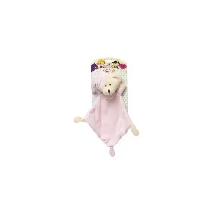 GASITA OSO DORMILON ROSA 40 CM. DE ARTESANIA BEATRIZ - 1