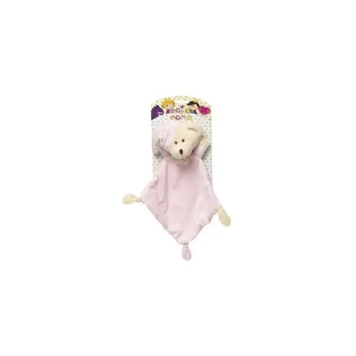 GASITA OSO DORMILON ROSA 40 CM. DE ARTESANIA BEATRIZ - 1