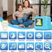 Cámara Digital Para Niños Con Impresora Térmica Regalo Para Niñas Y Niños Con 32G Y 3 Rolls De Papel De Impresora Material ABS Energía Eléctrica Batería De Litio - details 7