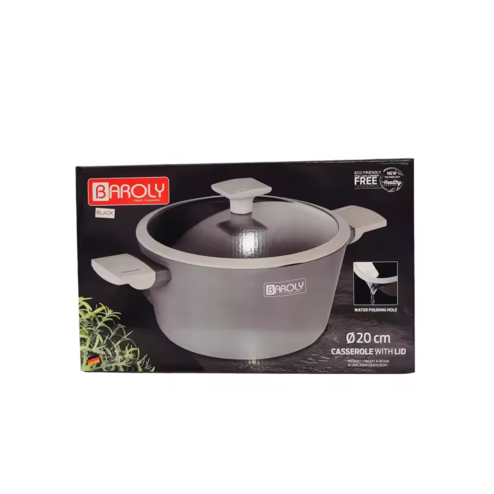 OLLA BAROLY - 4.5 LITROS - APTA PARA INDUCCION - ANTIADHERENTE  - ALUMINIO FORJADO - 1