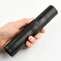 Linterna Táctica De Aluminio Con Luz LED Alta Potencia Y Recarga Tipo-C Zoomable Resistente Al Agua Para Exteriores Y Deportes - details 13