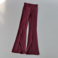 Leggings Micro Flared Para Yoga Pantalones De Yoga Con Pierna Aumentada Cintura Alta Fitness Pantalones De Gimnasio Estirables Casual Deportivos Para Mujer - details 5