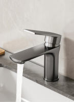 Grifo De Cocina Y Baño De Acero Inoxidable Doble Uso Agua Caliente Y Fría Sin Salpicaduras Montaje En Superficie Contemporáneo - details 0
