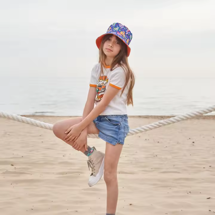 Gorro de pescador para niños BUHOS - 1