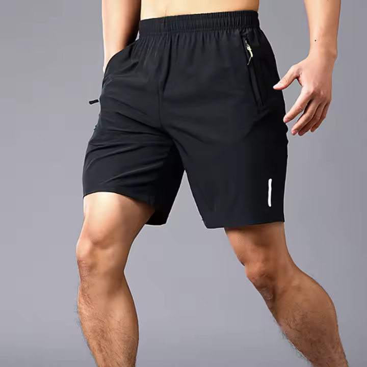 Shorts De Correr Para Hombre Casual XL-3XL Secado Rápido Fitness Shorts De Playa Pesos Ligeros Estilo Regular Talla Media - 1