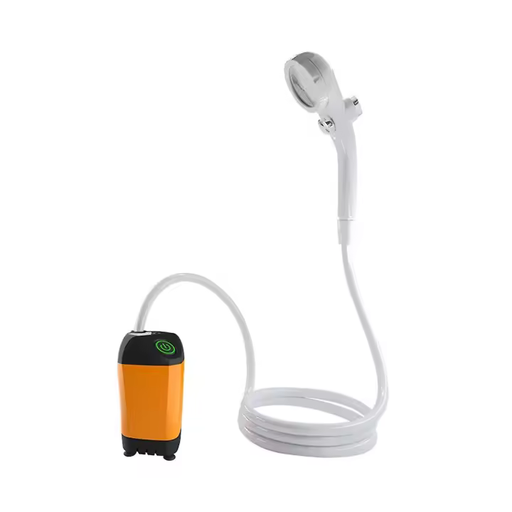 Bomba de Ducha Eléctrica portátil al Aire Libre waterproof with Pantalla digital para acampar Viajes Playa - 1