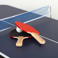 COLORBABY - Mesa multijuegos plegable, billar y ping pong, medidas 120x61x73 cm, fabricada de madera resistente, incluye 2 tacos, 16 bolas, 1 tiza, 1 cepillo, 1 triángulo, 2 palas, 1 red y 3 pelotas, para 2-4 jugadores, recomendado a partir de 6 años - details 5