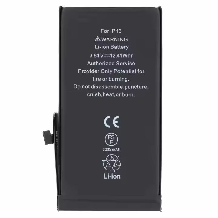 Generica Batería de Repuesto para iPhone 13 (A2633) - Capacidad  3232mAh - Nueva Fabricación - Adhesivo Incluido - 1