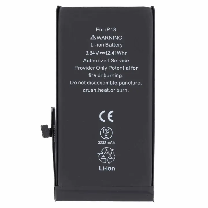 Generica Batería de Repuesto para iPhone 13 (A2633) - Capacidad  3232mAh - Nueva Fabricación - Adhesivo Incluido - 1