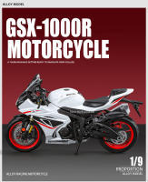 Modelo De Motocicleta SUZUKI GSX-1000R a Escala 1:9 Para Niños Juguetes De Metal Con Ruedas De Aleación Absorción De Choques Regalo Para Niños Boys - details 1