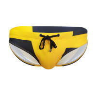 Bragas De Natación Para Hombre En Blanco Moda Verano Deporte Playa Traje De Baño Sexy Estilo Surf Talla Unica Material Poliéster - details 2