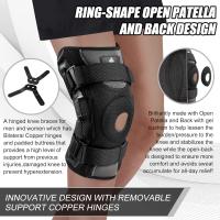 NEENCA Muleta De Rodilla Con Stabilizadores Lateral Y Gel Para Alivio Del Dolor De Rodilla Artritis Rotura De Menisco Alivio Del Dolor De Rodilla Con Estabilizadores Laterales Y Gel Para Artrosis Rotura De Menisco - details 2