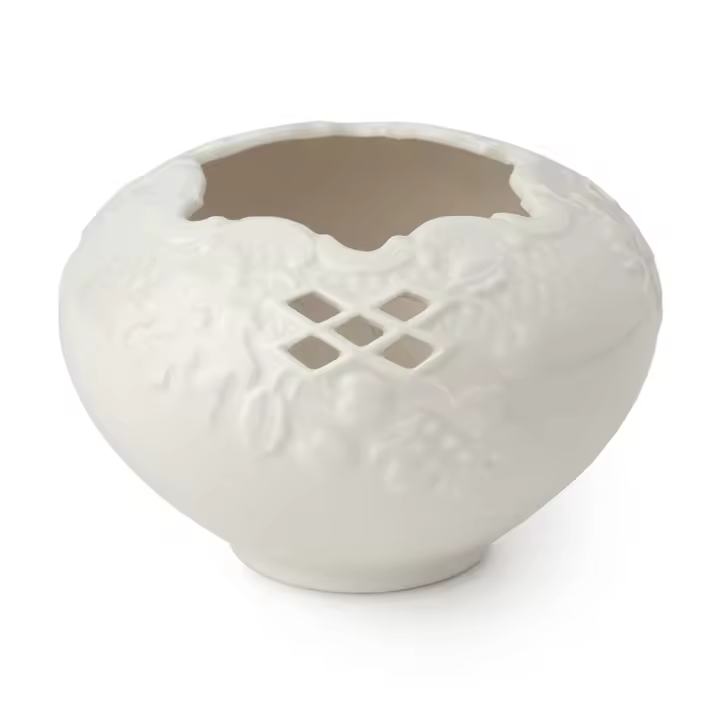 Cuenco Porc. -Traf. Blanco dia.13x9cm - 1