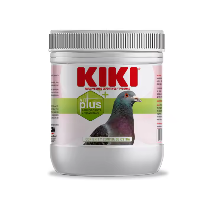 Kiki Vit Plus - Aminoácidos y Vitaminas para Palomas y Palomos Deportivos - 1,5 Kg - 1