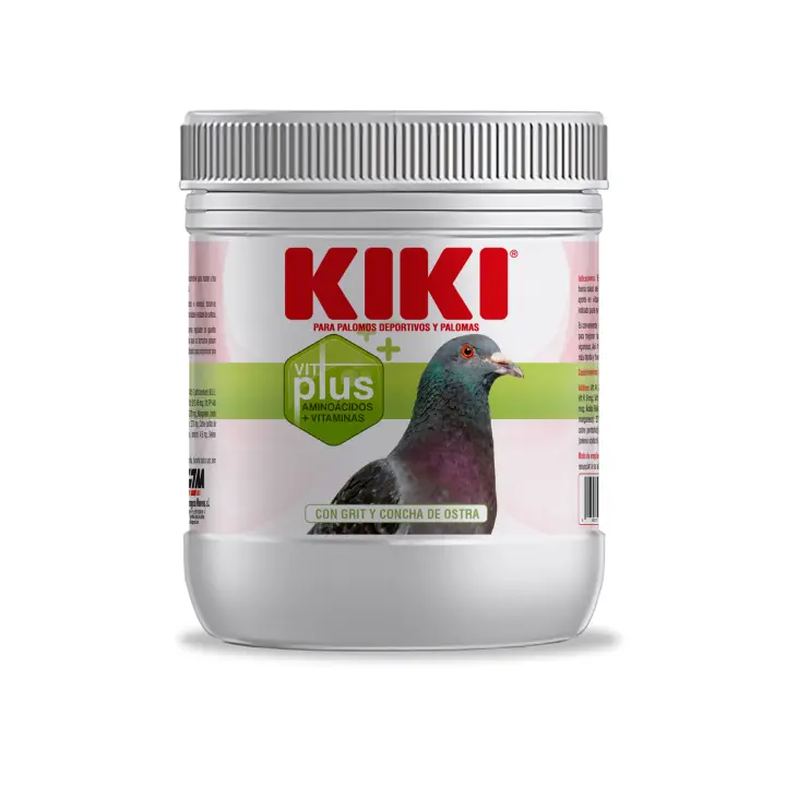 Kiki Vit Plus - Aminoácidos y Vitaminas para Palomas y Palomos Deportivos - 1,5 Kg - 1