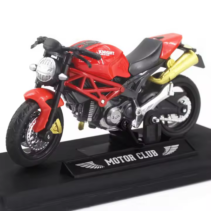 Modelo a Escala 1:18 De Motocicleta Off-Road Para Decoración De Coche Juguete De Colección De Vehículo Todoterreno Para Niños Material ABS Sin Batería - 1
