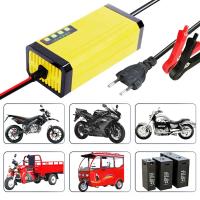 Cargador Inteligente Automático De Batería De Coche Y Motocicleta 12V 2A Con Pantalla LCD Adaptador De Carga Para Agua Y Gel De Plomo 110V 220V - details 3
