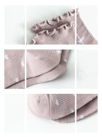 Calcetines Cortos Para Mujer Con Estampado De Corazón Romántico Pack De 2 Unisex Elegantes Y Transpirables De Algodón Y Poliéster - details 11