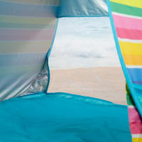 Aktive - Tienda de playa pop up, 140x160x110 cm, 2 personas, multicolor, con suelo y ventana, varillas de acero, protección UV50, índice impermeabilidad 200 mm, incluye bolsa transporte, carpas plegables, paravientos playa - details 4