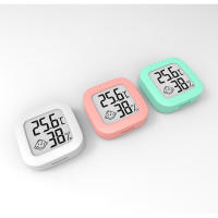 Termómetro Y Higrómetro Digital Mini 1PC Pantalla LCD Para Habitación Jardín Uso Interior Medidor De Temperatura Y Humedad Fahrenheit Centigrado - details 0