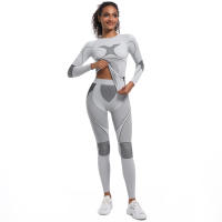 SSITO Conjunto de Mallas de gimnasio de Seco rápido, ropa de Esquí de DOT sin Costura para el invierno, ropa y pantalones de Seco rápido para correr, deporte y ciclismo - details 33
