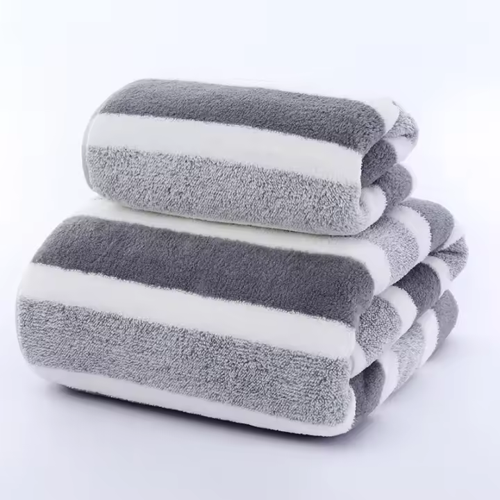 Toalla de baño de 35x75 cm, 70x140 cm, Juego de 2 piezas - 1