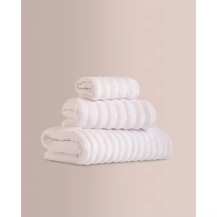 Juego de Toallas Jacquard Arlet Blanco - 1