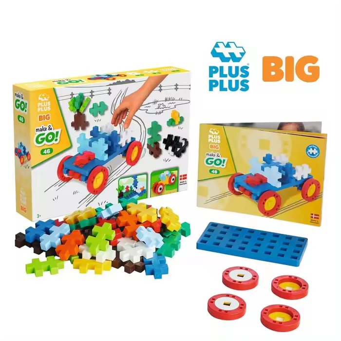LUDILO JUEGO BIG MAKE & GO! 46 PCS PLUS PLUS 23x19x34 Cms. - 1