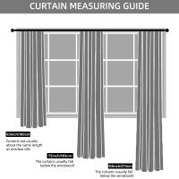 2 Panel/Set Cortinas Negras Con Ojales Aislantes Térmicas Y Reducción De Ruido Bloqueo De Luz Modernas De Poliéster 100% - details 1